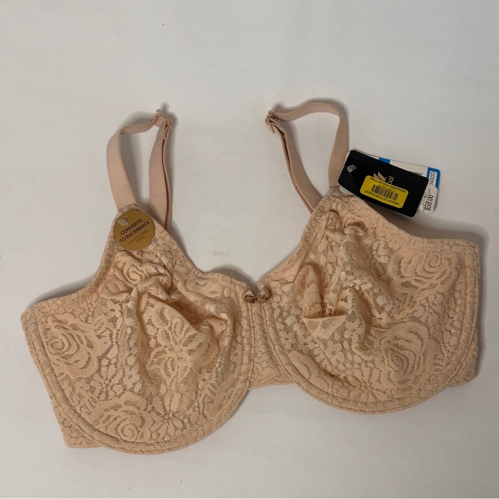 Wacoal Lace Underwire Convertible Bra - Nude NWT